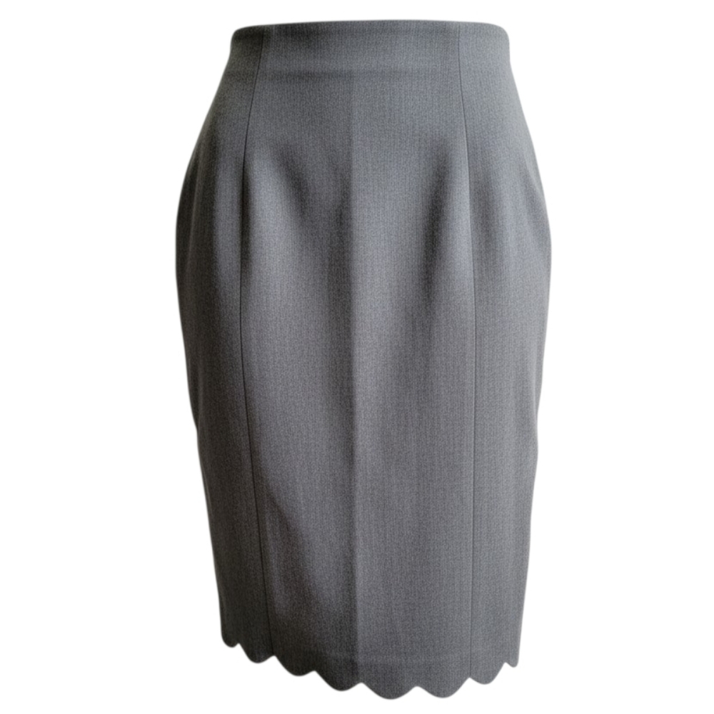 Banana Republic Gray Knee Length Pencil Skirt. Sz. 0
